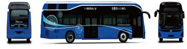서울시에 투입되는 수소버스 이미지